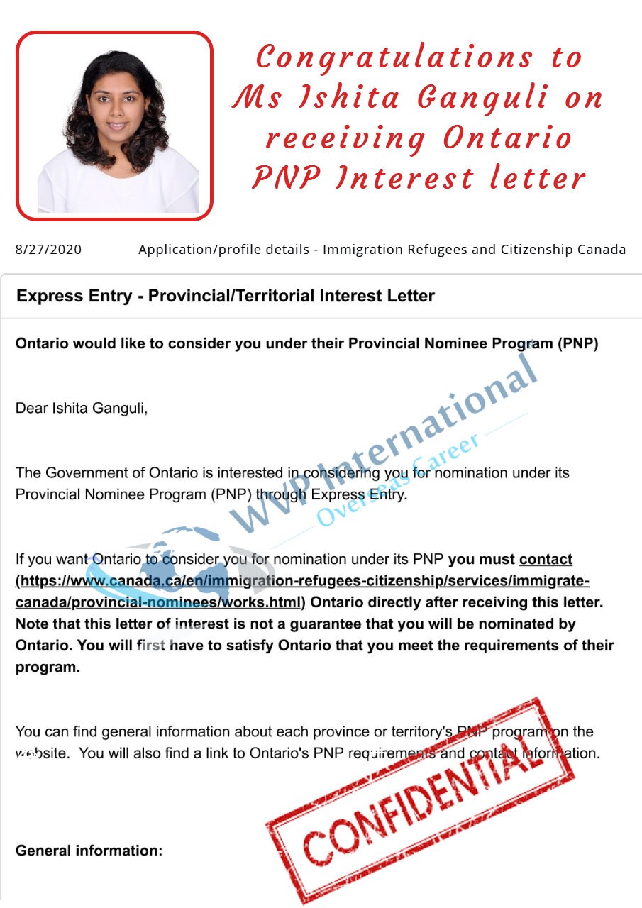 Ontario-PNP-Interest-letter