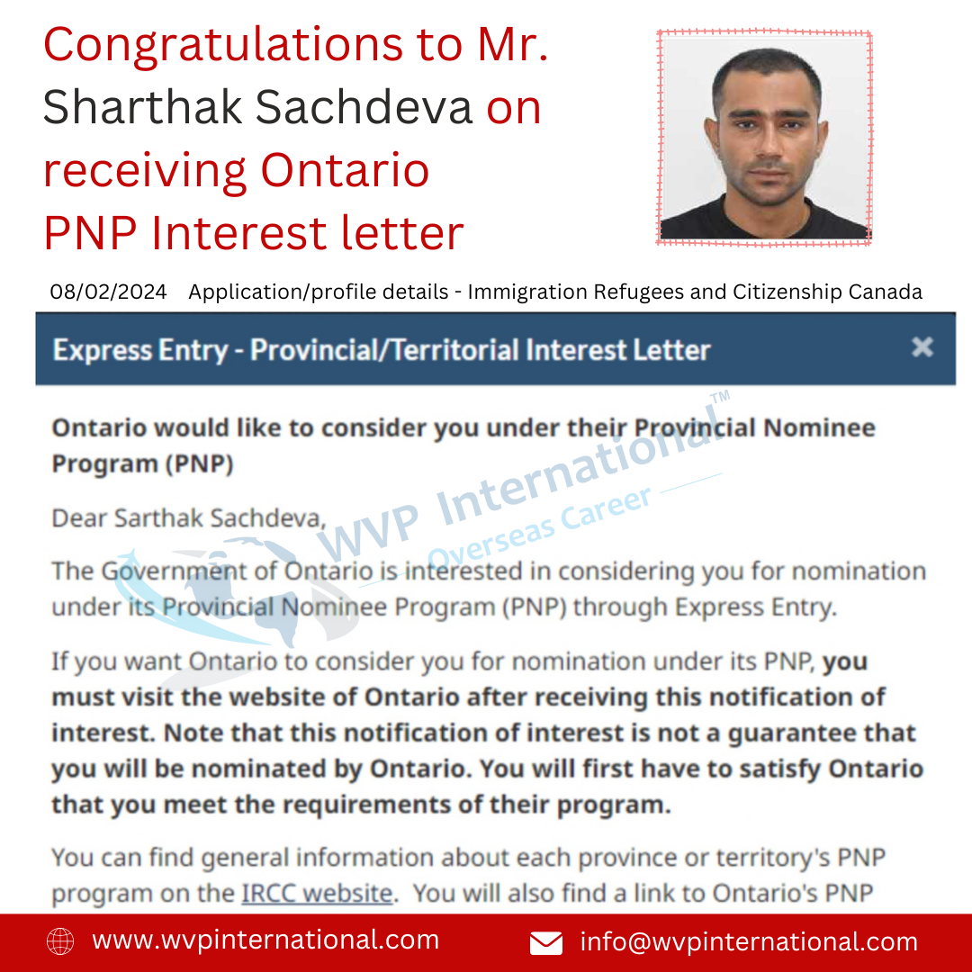 Nomination from Ontario